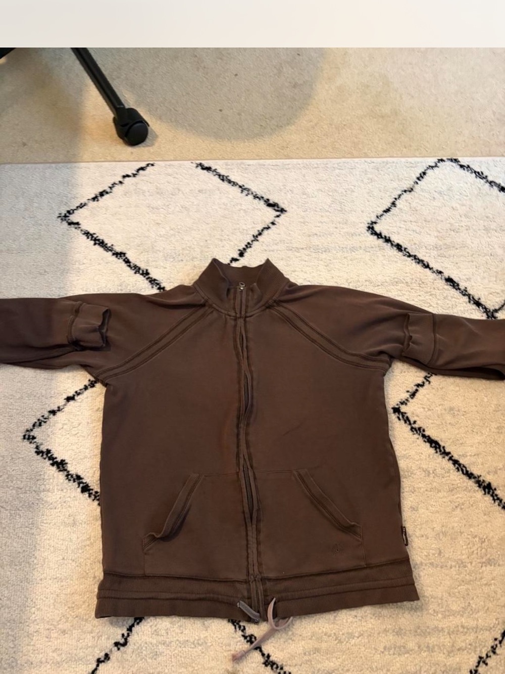 Liz Claiborne Brown Women's Full-Zip Windbreaker Jacket